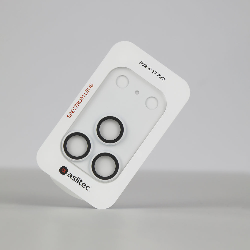 aslitec Spectrum Lens Color Camera Lens Film for iPhone 17 Pro with Precision Alignment Frame