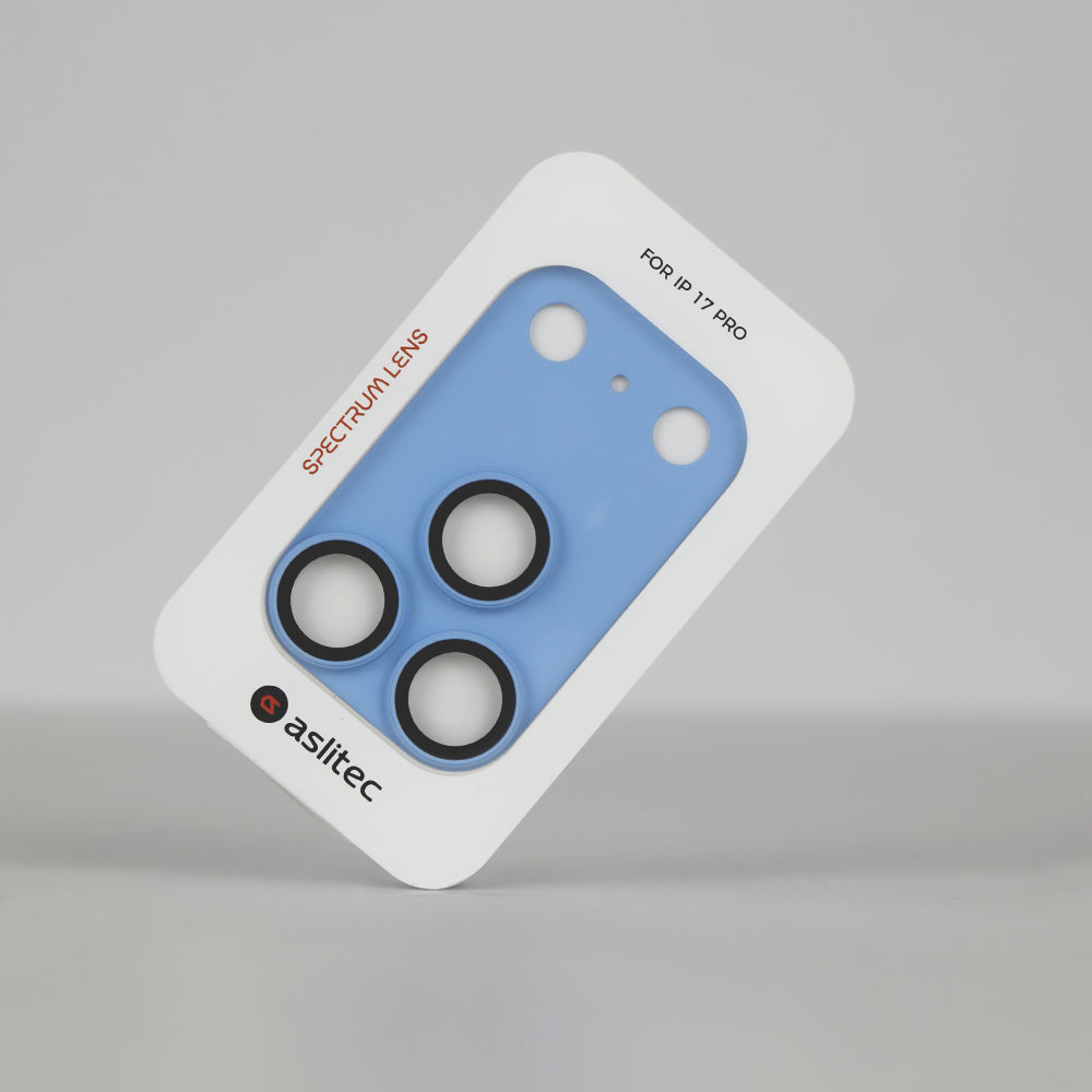 aslitec Spectrum Lens Color Camera Lens Film for iPhone 17 Pro with Precision Alignment Frame