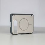 كفر LZEL SILKMATTE DUO بملمس ناعم ودعم MagSafe وحماية مزدوجة المواد لـ iPhone Duo