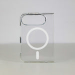كفر LZEL ORIGIN شفاف بتصميم فاخر ودعم MagSafe لـ iPhone Duo | شفاف