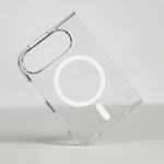كفر LZEL ORIGIN شفاف بتصميم فاخر ودعم MagSafe لـ iPhone Duo | شفاف