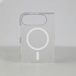 كڤر حماية LZEL MATTE CRYSTAL متوافق مع MagSafe لهاتف iPhone Duo | شفاف 