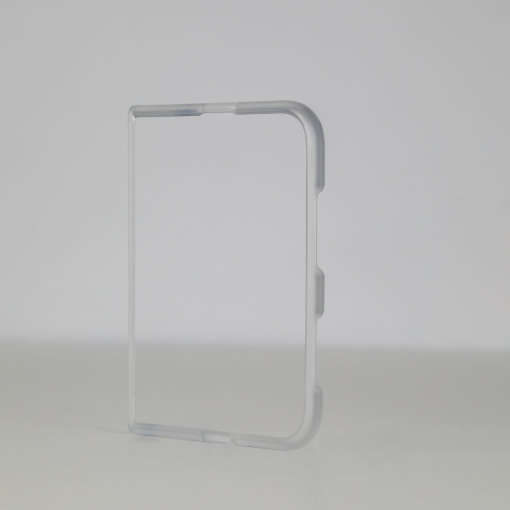 كڤر حماية LZEL MATTE CRYSTAL متوافق مع MagSafe لهاتف iPhone Duo | شفاف 