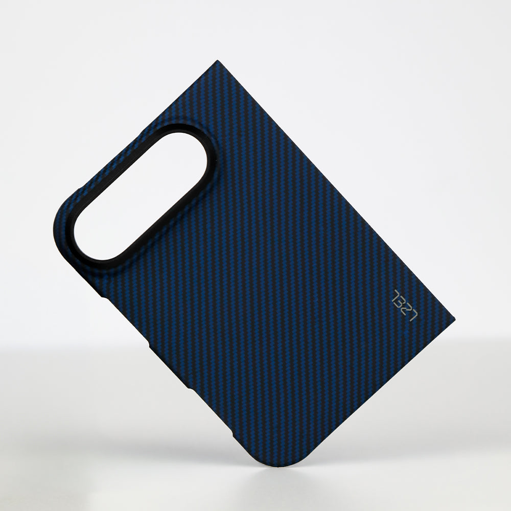 كڤر حماية LZEL Kevlar360 فائق النحافة من ألياف الكيفلار الأصلية مع دعم MagSafe لهاتف iPhone Duo 