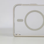كڤر حماية LZEL MatteForge مطفي شفاف بخامات فاخرة ودعم MagSafe لهاتف iPhone Duo