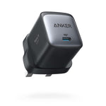 شاحن حائط Nano II بقوة 65 واط بمنفذ USB-C من Anker | أسود