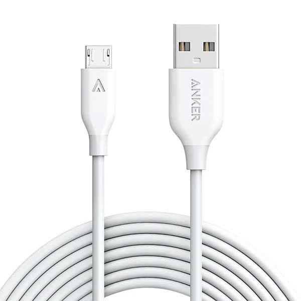 Anker Powerline 6FT Micro USB Cable - White | A8133H21