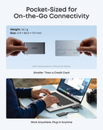 محول أنكر نانو USB-C متعدد المنافذ 6 في 1 - 5Gbps | أسود