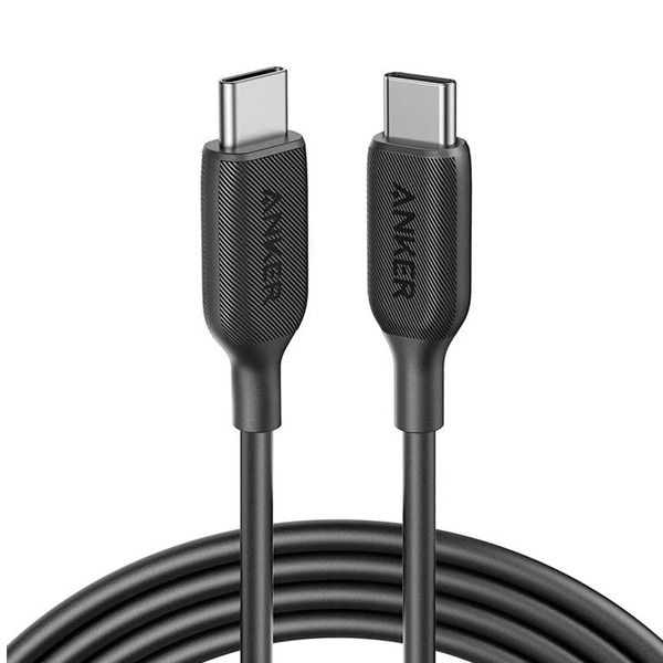 أنكر 0.9M/3FT باورلاين III USB-C إلى USB-C - أسود | A8852H11