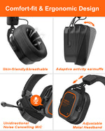 XIBERIA Wireless Gaming Headset 5.8GHz Surround Sound | Orange