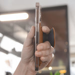 LZEL Aegis Leather Card Wallet Fortis MagSafe Magnetic | Brown