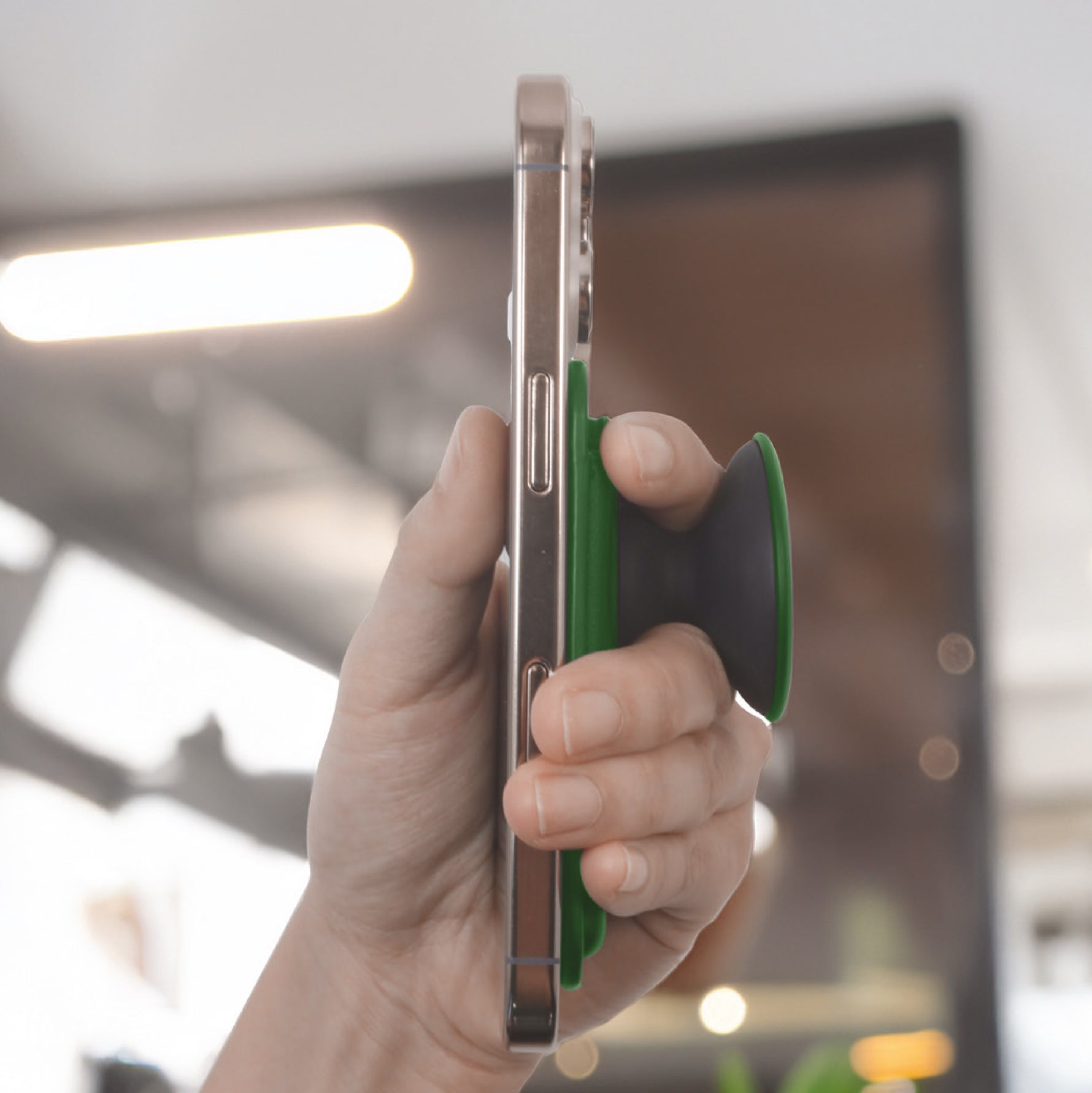 LZEL Aegis Leather Card Wallet Fortis Magsafe Magnetic | Green