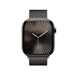 سوار ساعة Avalonflex من ليزل من الفولاذ المقاوم للصدأ بتصميم Milanese Loop لـ 42/44/45/46/49 ملم (S10) | أسود