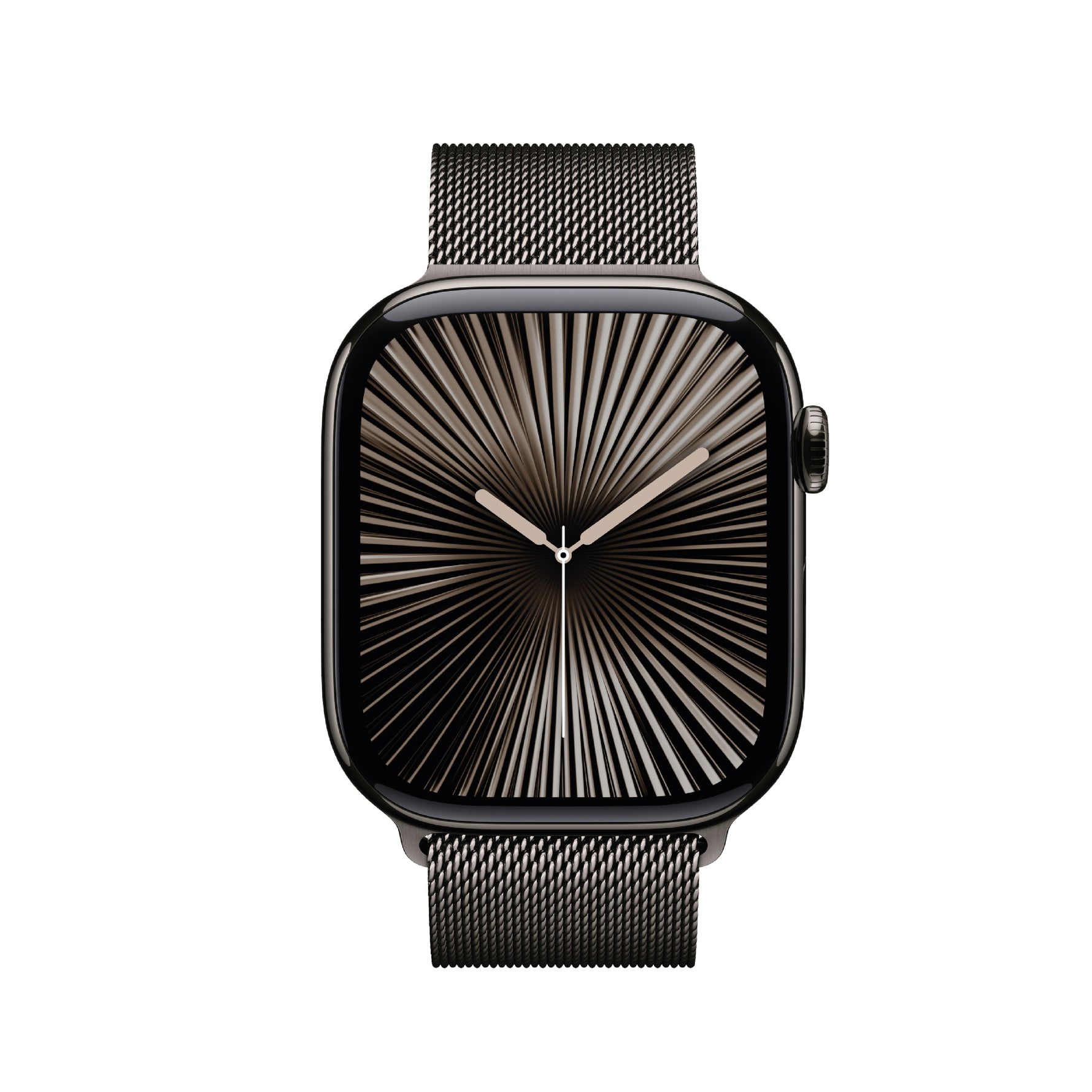 سوار ساعة Avalonflex من ليزل من الفولاذ المقاوم للصدأ بتصميم Milanese Loop لـ 42/44/45/46/49 ملم (S10) | أسود