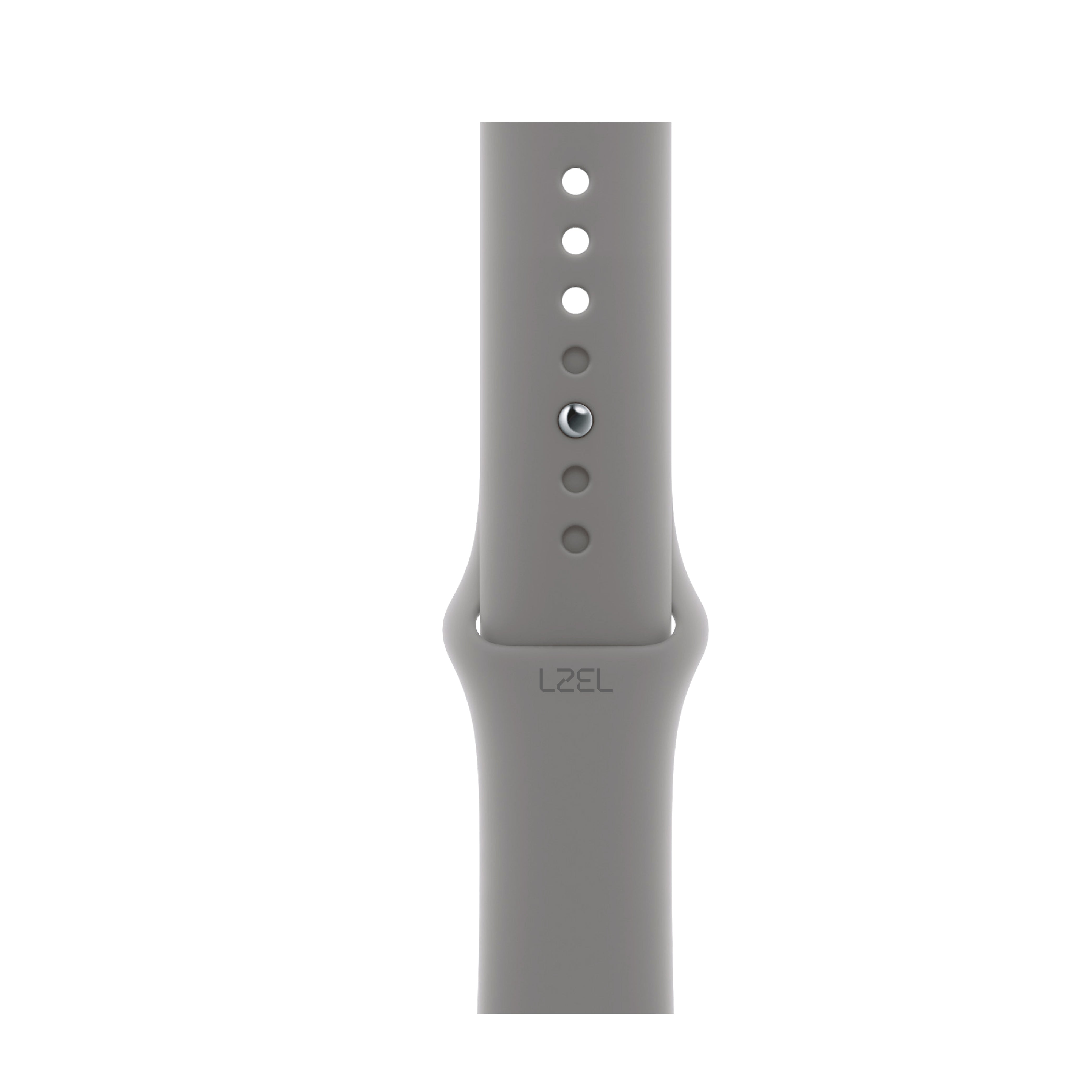 Lzel 42/44/45/46/49MM AvalonFlex Silicone Watch Band Clay (Dark Gray)