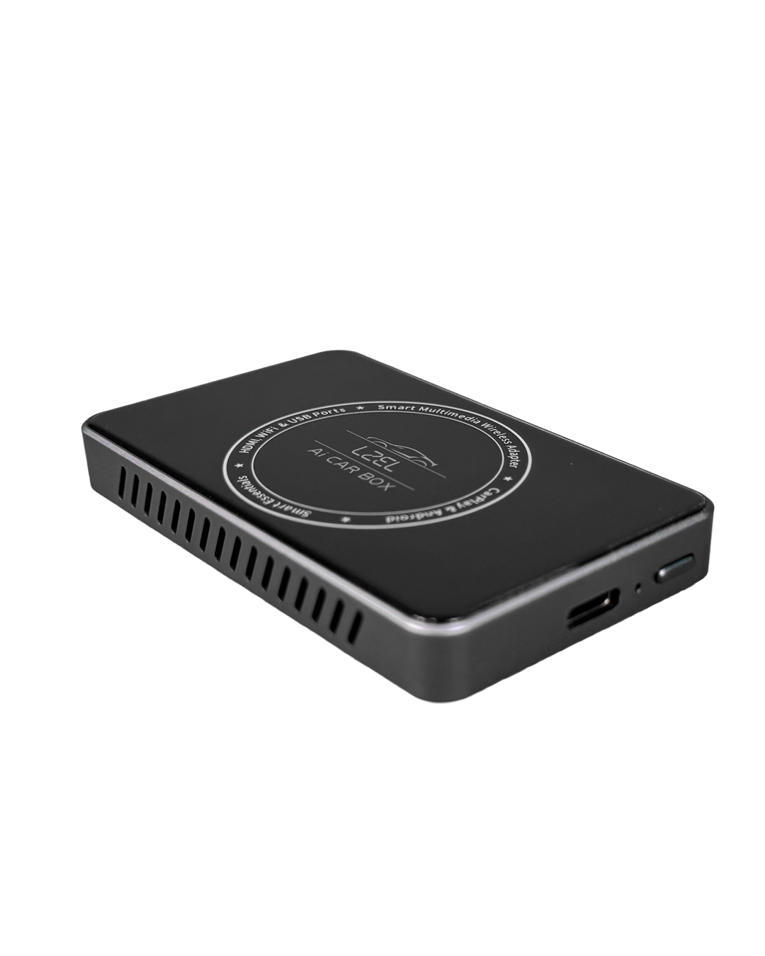 محول Carplay لاسلكي من ليزل 3 في 1  مع  USB-Cو  USB-A و HDMI و يدعم بلوتوث و واي فاي 