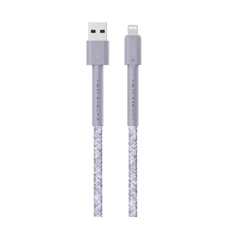 كيبل LZEL MFi معتمد USB-A إلى Lightning – 1 متر | شحن سريع 5V 3A، نقل بيانات 480Mbps، مقاوم للانحناء 150,000+، غلاف TPE مضفر متين | أخضر