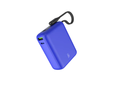LZEL PrimeBrio 20K Mini PD Power Bank – 20000mAh, 40W, Built-in Type-C Cable
