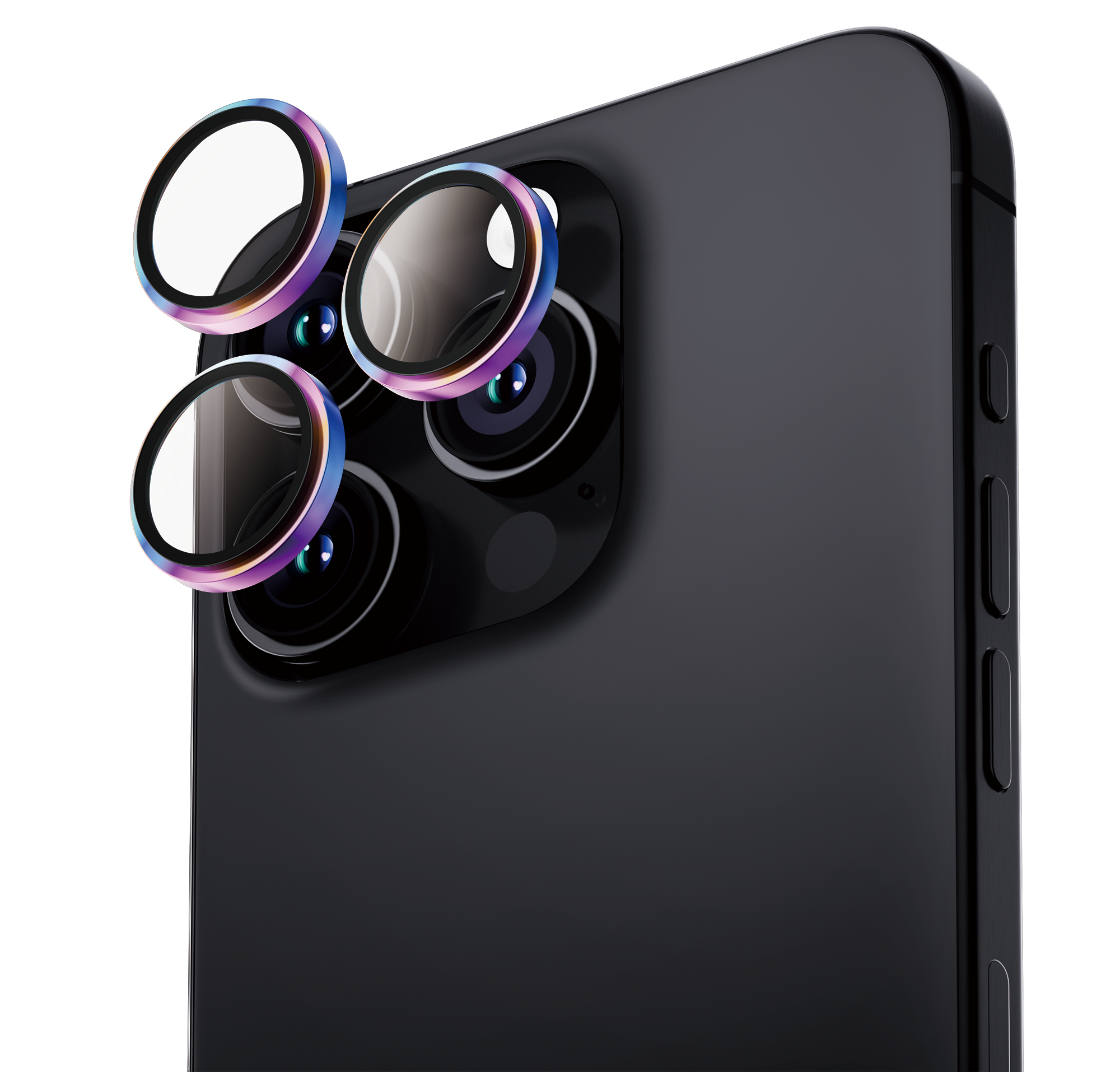 ANANK IPHONE 16 PRO / 16 PRO MAX AR LENS GUARD - Flamed Titanuim