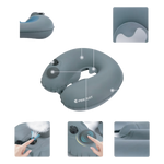 90 Percent Ergonomic Inflatable Air Pressure Neck Support For Ultimate Relaxation Pillow