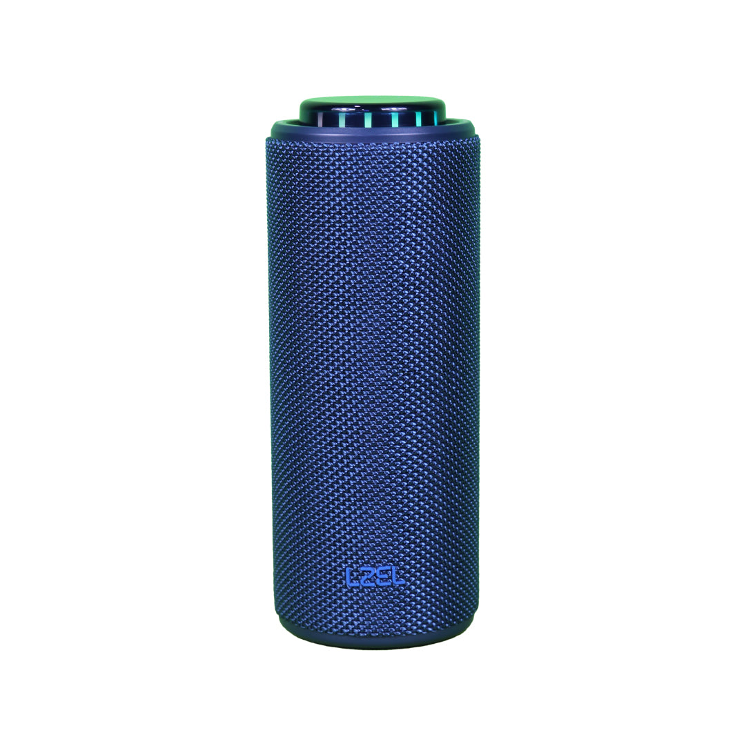 LZEL Aquilasonus Elite Waterproof Portable Bluetooth Speaker With Vibe Lights | Blue