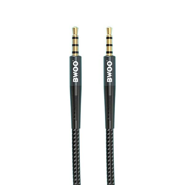 Bwoo Aux Cable 3.5mm Jack To Jack Black | AUX064