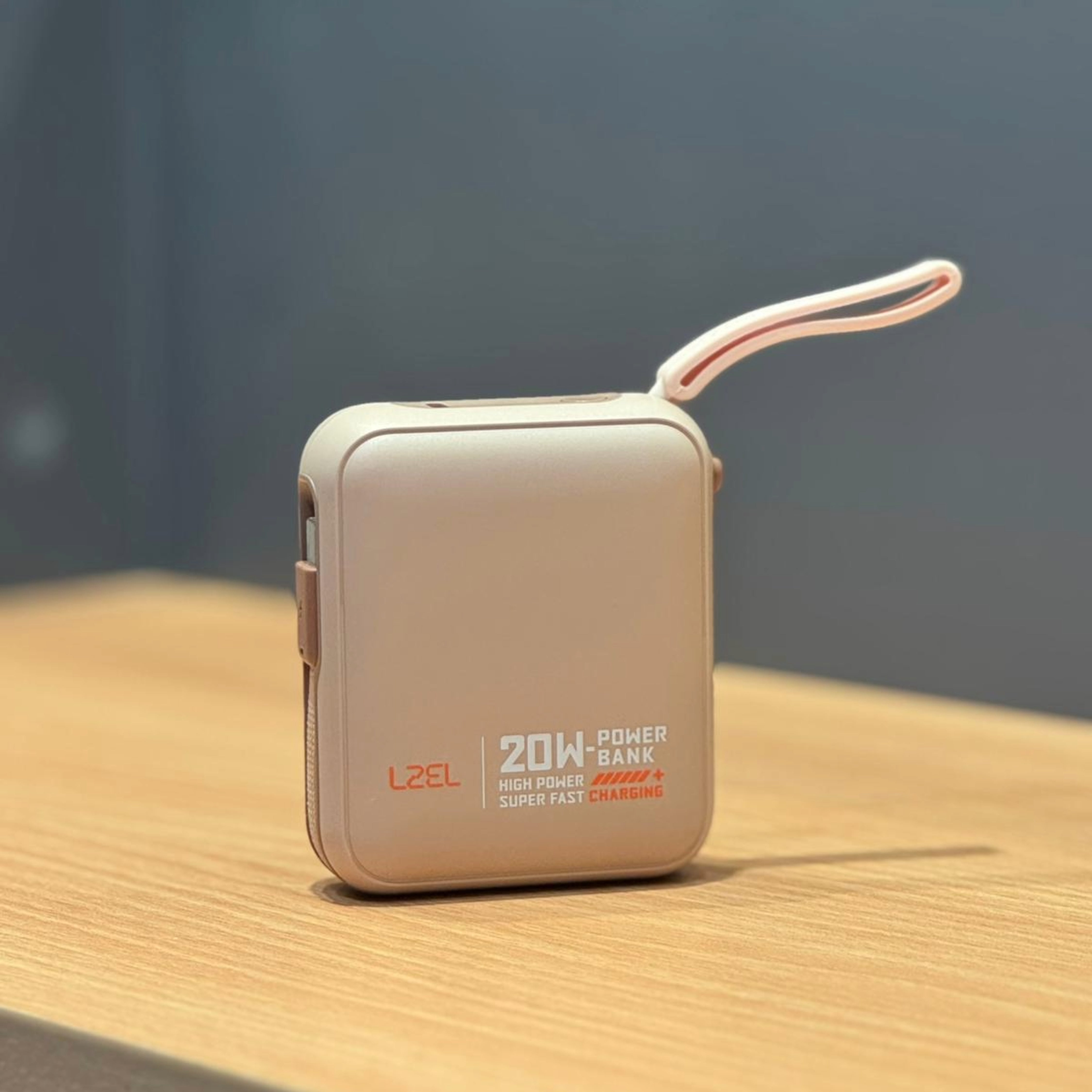 LZEL ZenoFlex Charge Mini 10000mAh PD Power Bank | Mocha