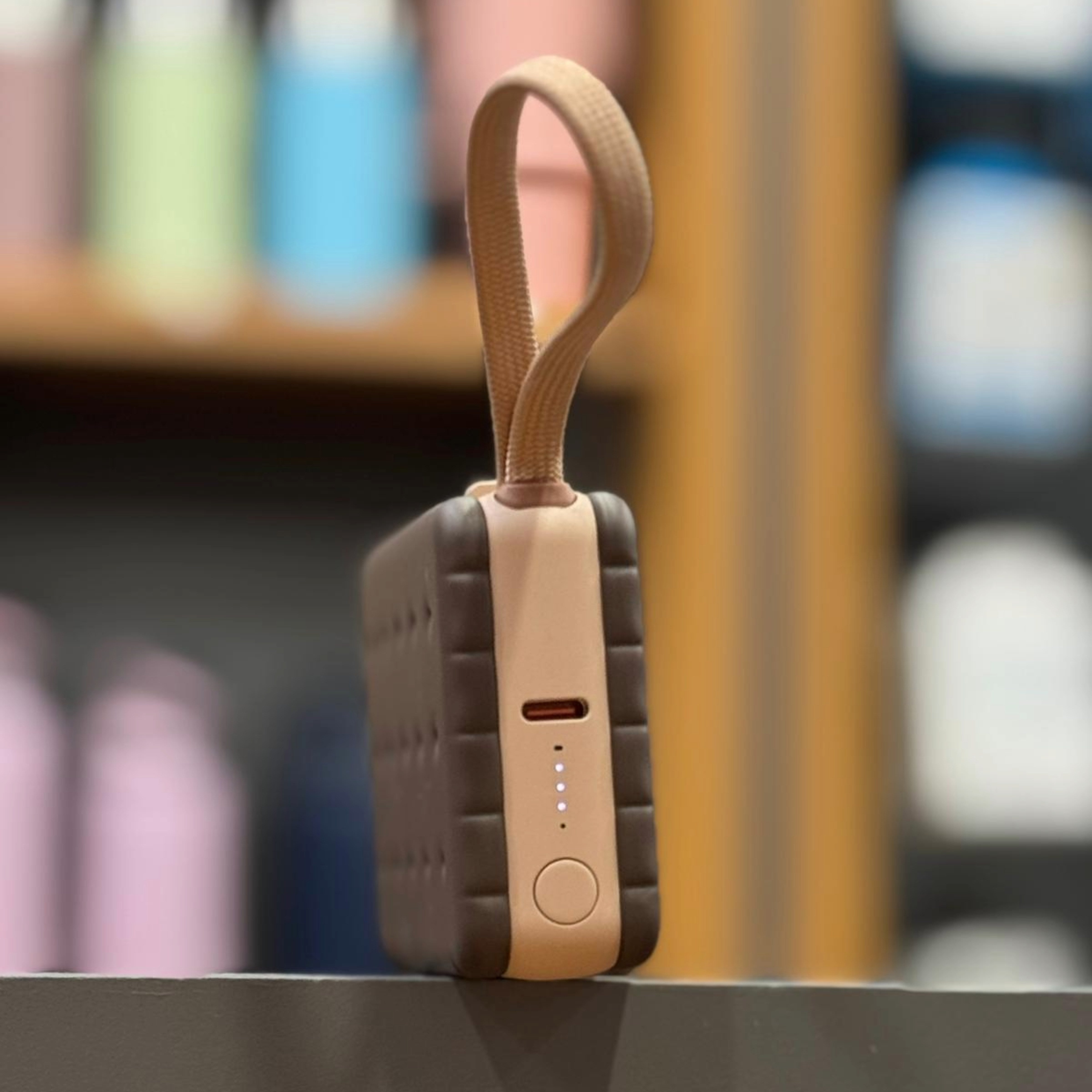 LZEL ZenoFlex MaxLux Mini 10000mAh PD Power Bank | Coffee