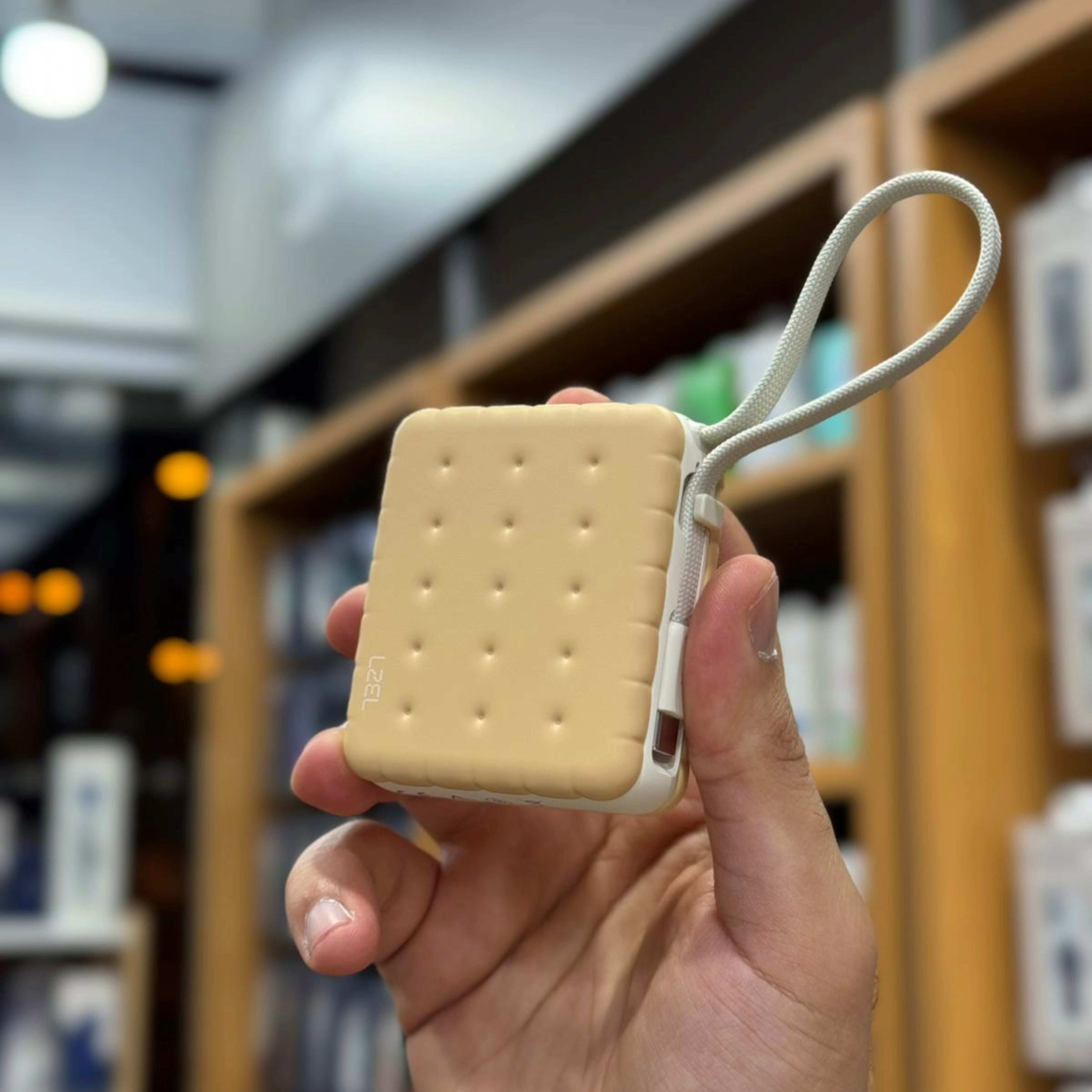 LZEL ZenoFlex MaxLux Mini 10000mAh PD Power Bank | Beige