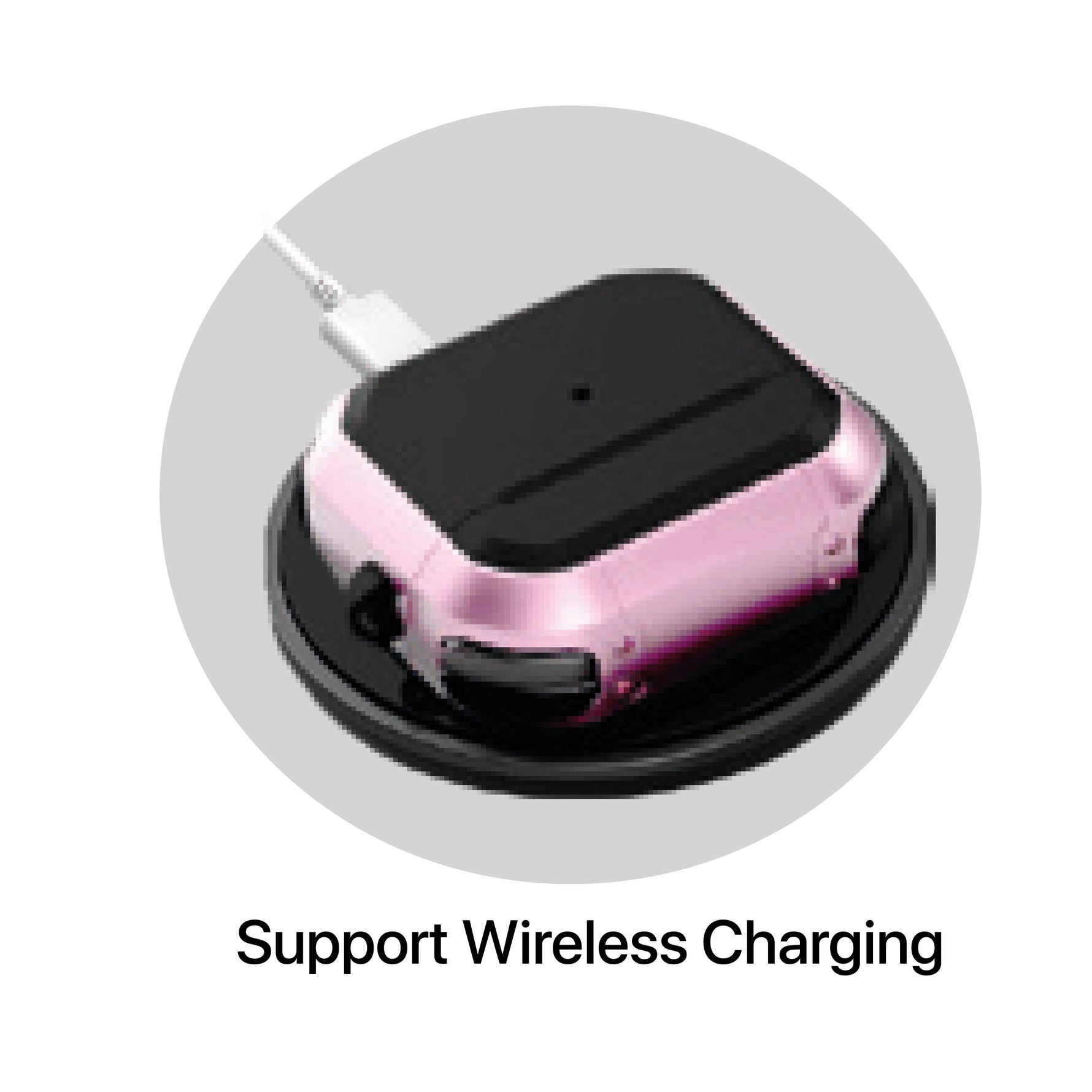 LZEL Airpods 4 Aurum Guard Max Hard PC+TPU Case | Pink/Black