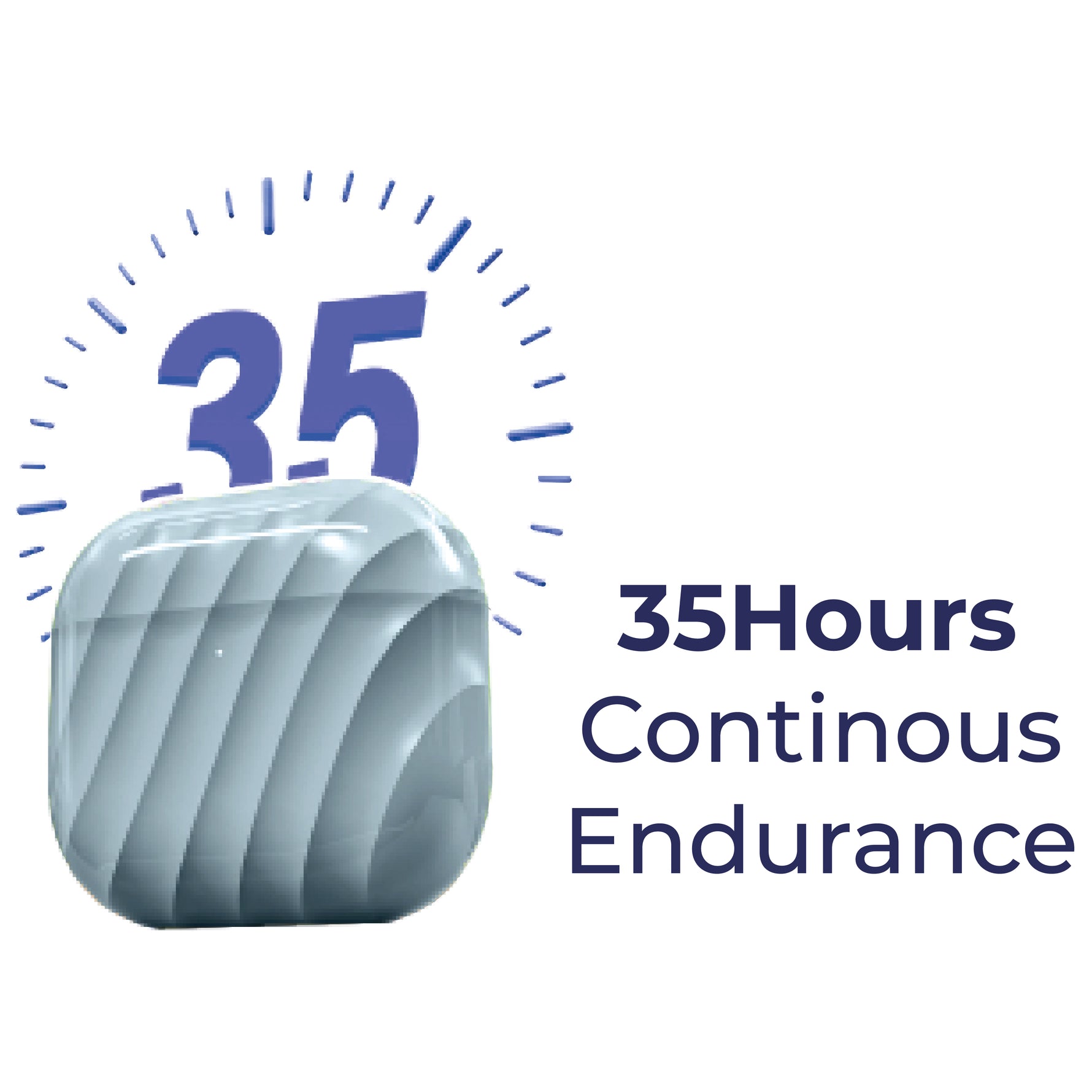 سماعة لاسلكية Sound Buds Neon من أسلي جلوبال | أزرق سماوي