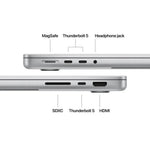 آبل ماك بوك برو M5 مقاس 14 بوصة - رام 16 جيجابايت - SSD سعة 1 تيرابايت | فضي 