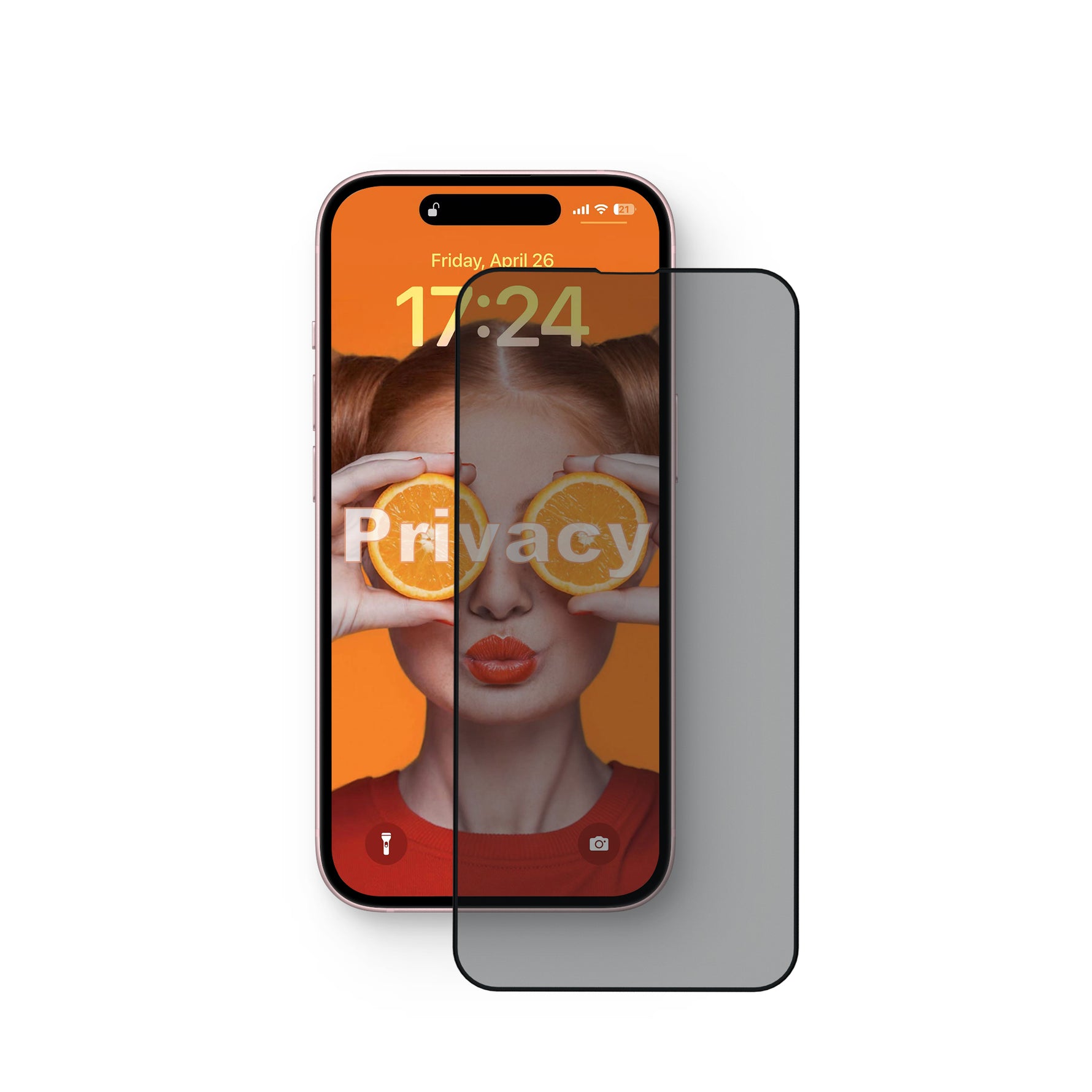 كڤر حماية شاشة 2.5D 3X لهاتف iPhone 16E مضاد للتجسس 6.1 بوصة من Anank