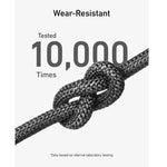 Anker 542 USB-C To Lightning Cable Bio Nylon 0.9m | Black