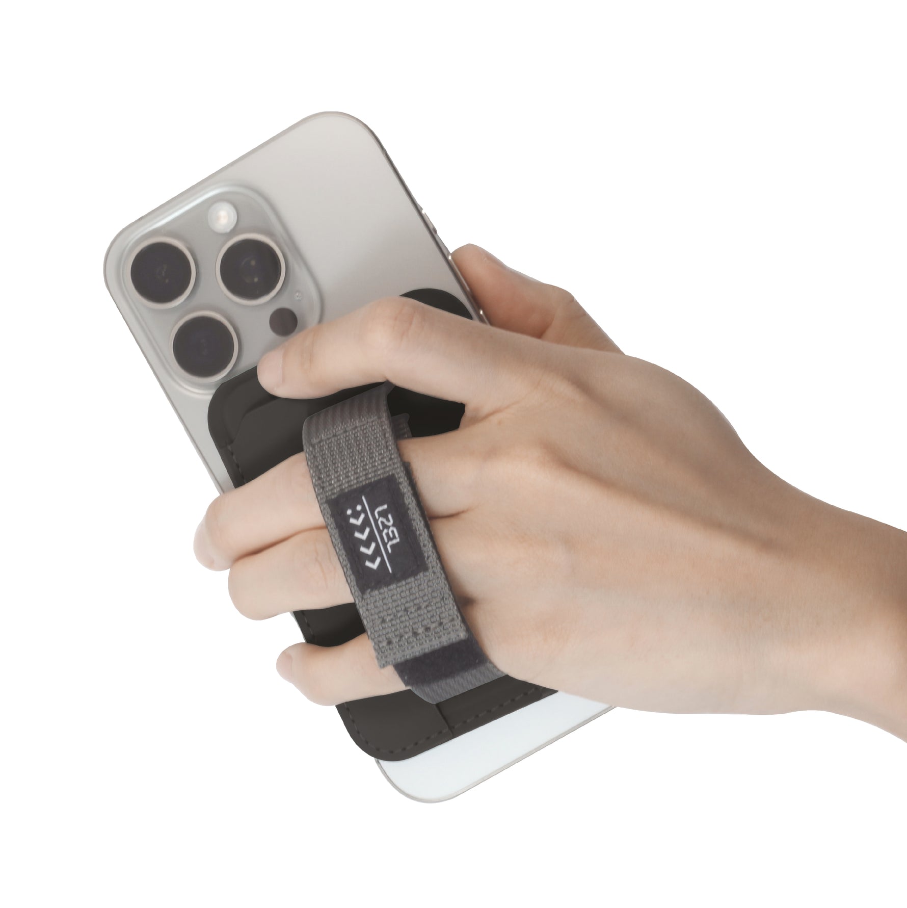 LZEL Aegis Leather Card Wallet Prime Magsafe E Magnetic | Black