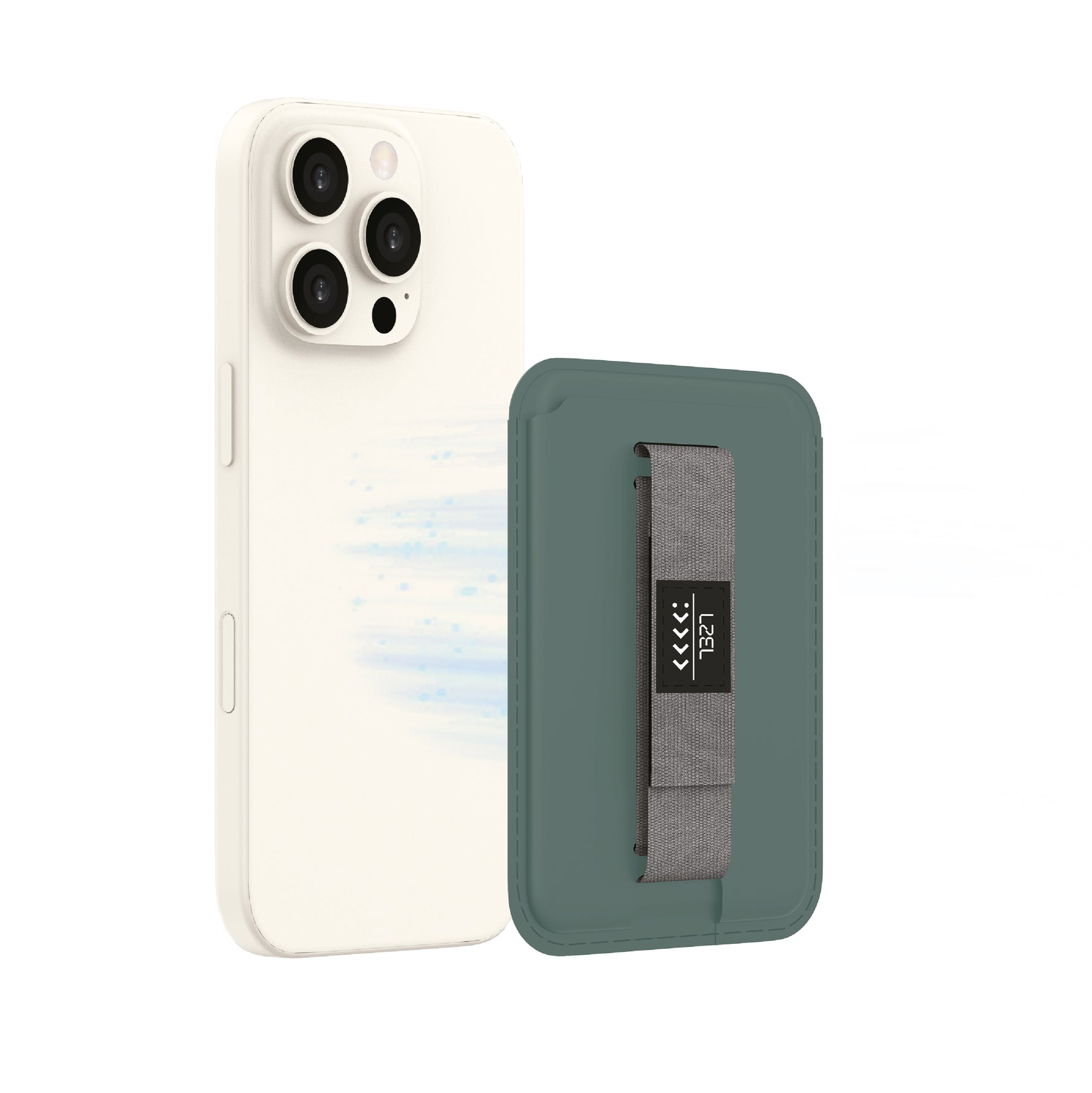 LZEL Aegis Leather Card Wallet Prime Magsafe E Magnetic | Green