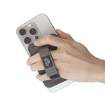 LZEL Aegis Leather Card Wallet Prime Magsafe E Magnetic | Grey