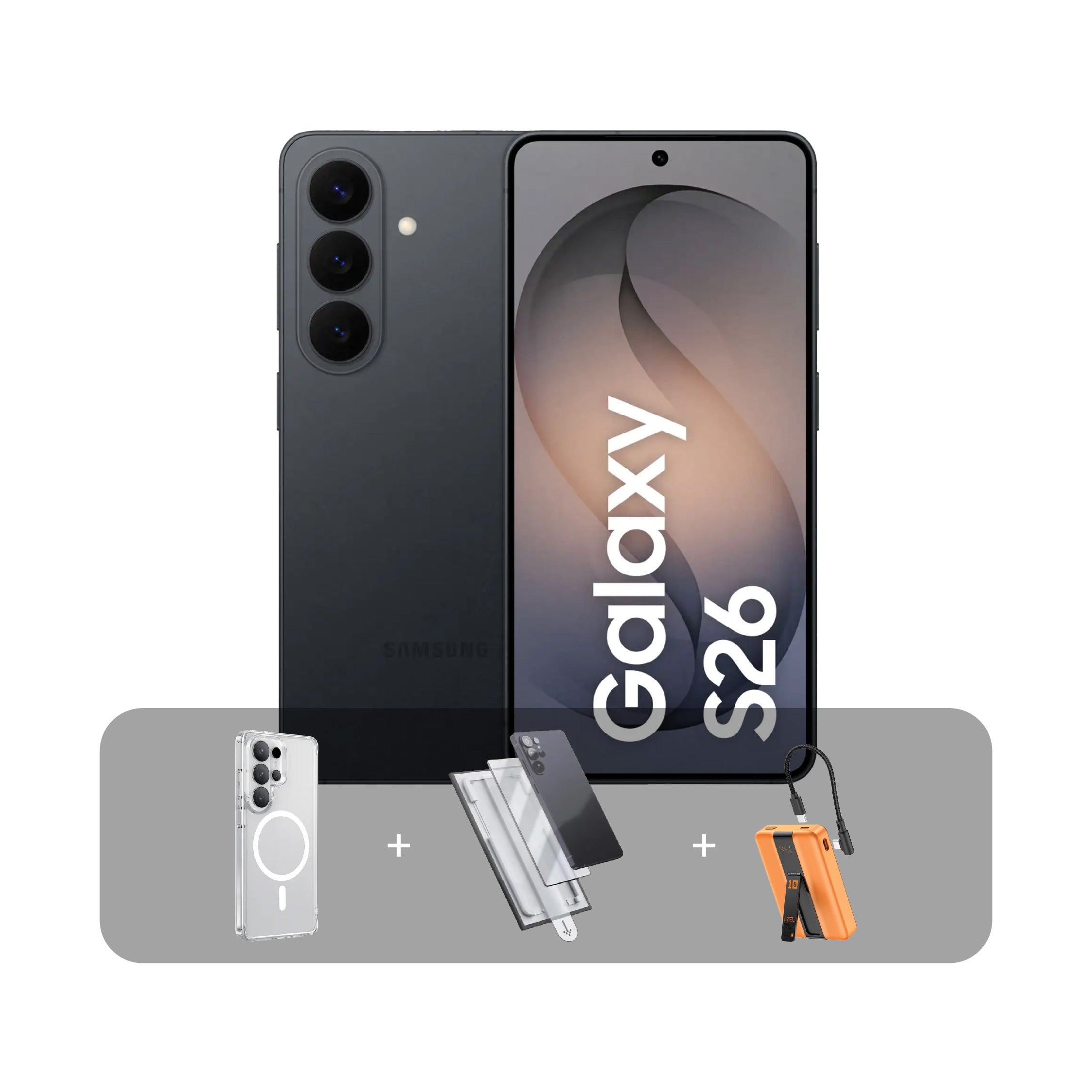 Samsung S26 5G Phone, 6.3”, 12GB, 256GB + Bundle Offer | Black
