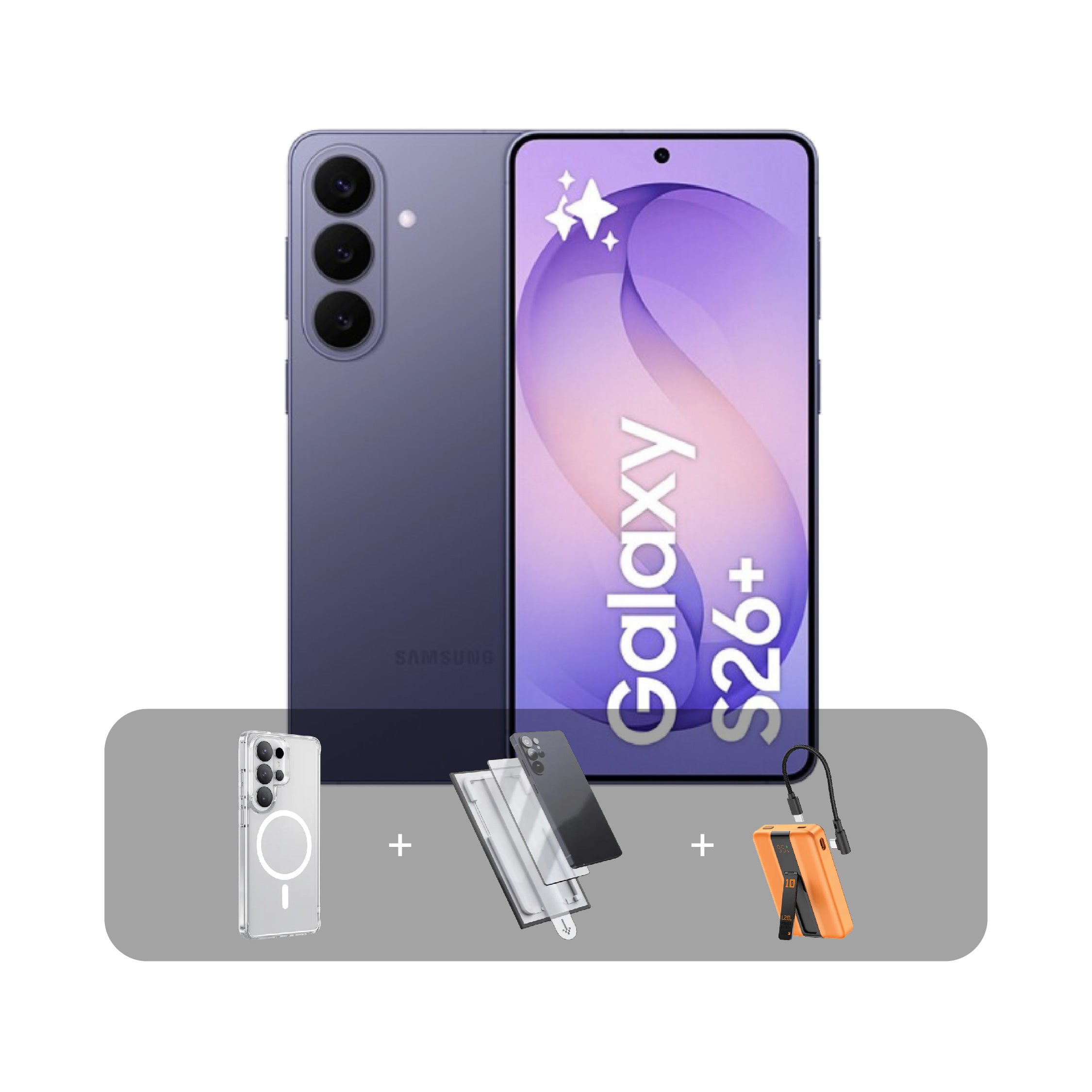 Samsung S26+ 5G Phone, 6.7”, 12GB, 256GB + Bundle Offer | Violet