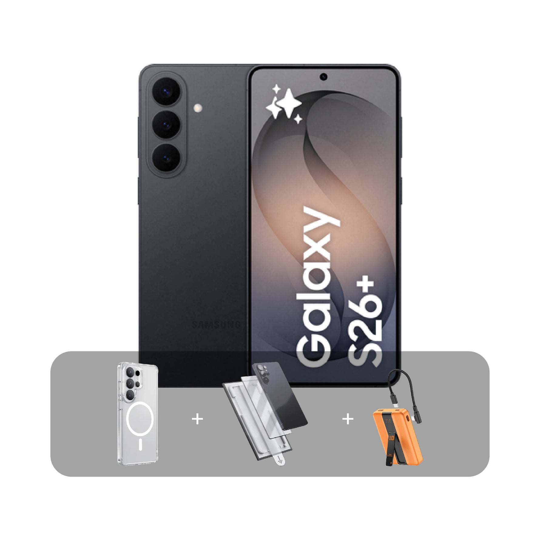 Samsung S26+ 5G Phone, 6.7”, 12GB, 512GB + Bundle Offer | Black