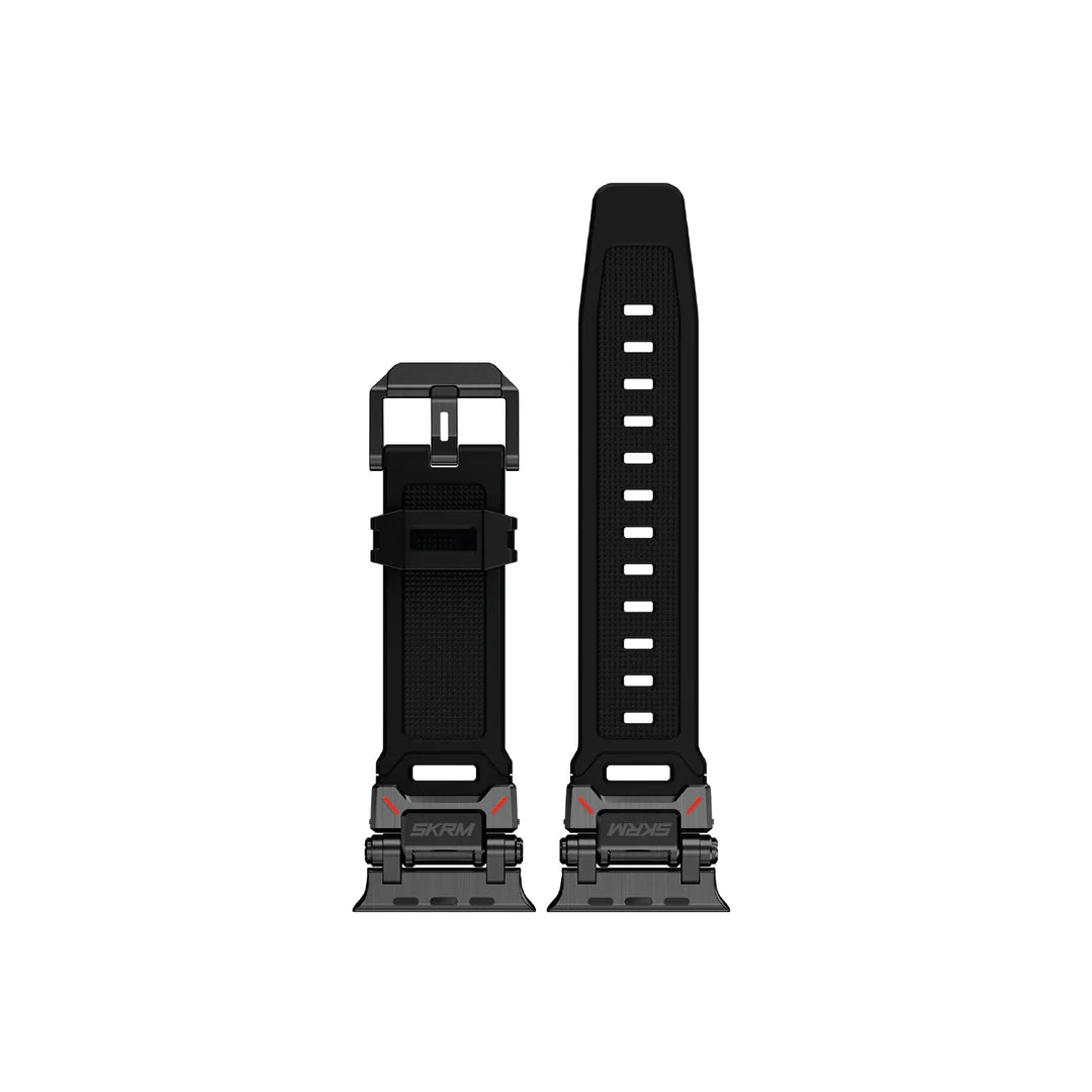 SkinArma Titon Watch Strap for Apple Watch 49/45/44mm - Black