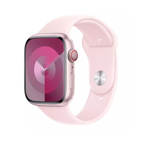 Apple Watch Series 9 - 45mm - GPS+Cellular - Aluminium Case with Sport Band S/M | Pink