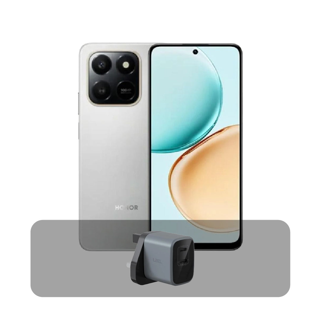 HONOR X7D 4G - 256GB - 8GB RAM + Bundle Offer | Meteor Silver