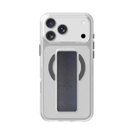 LZEL MagClear LeatherGrip Case for iPhone 17 Pro Max