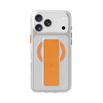 LZEL MagClear LeatherGrip Case for iPhone 17 Pro