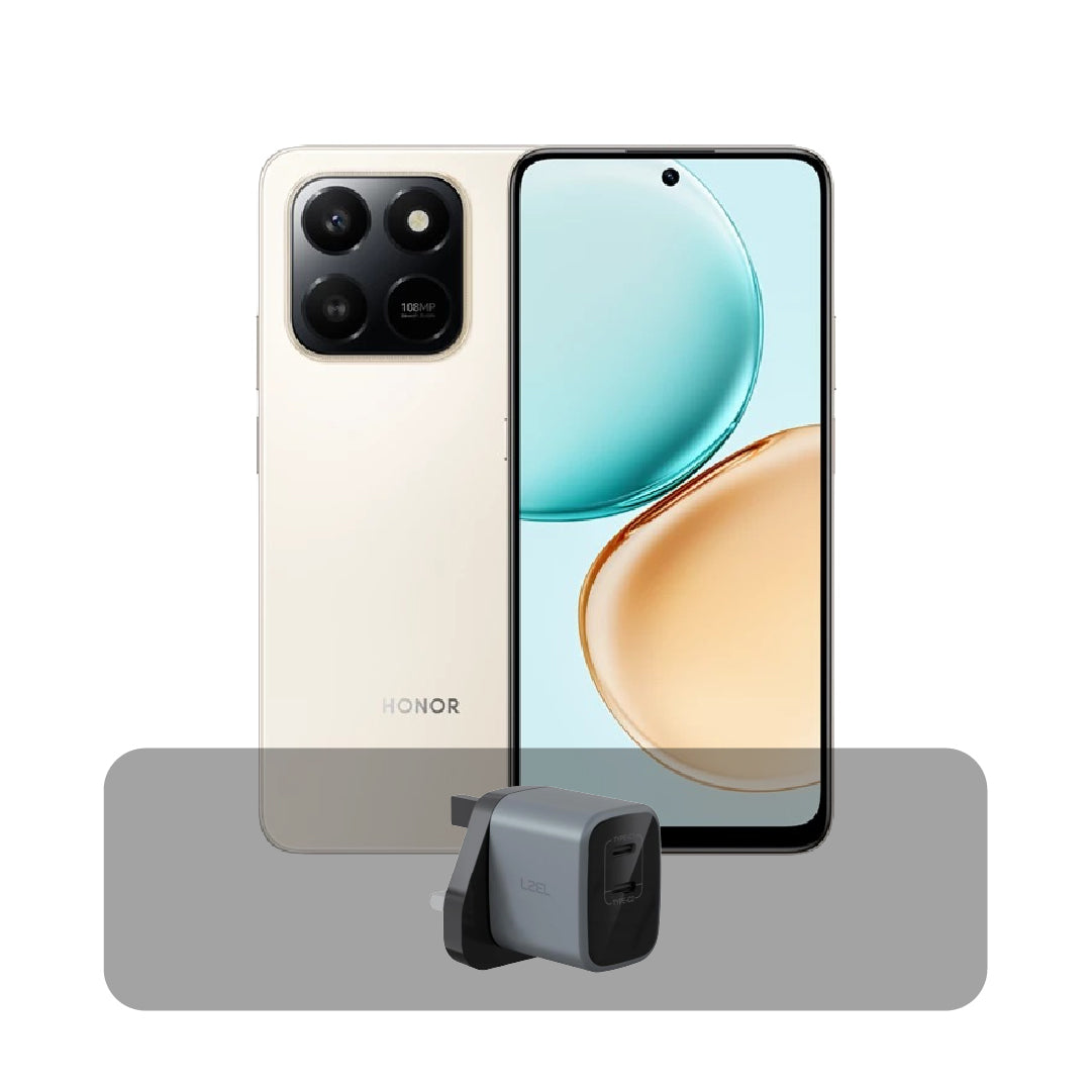 هاتف Honor X7D 4G - رام 8GB - مساحة 256GB + عرض الباندل | ذهبي