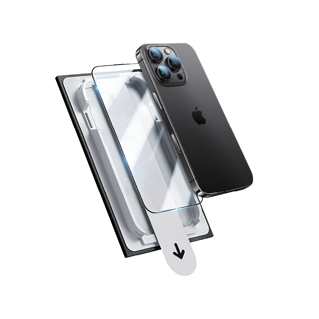 Asli Global E-Touch Shield Premium Glass With Applicator for iPhone 15 / 16