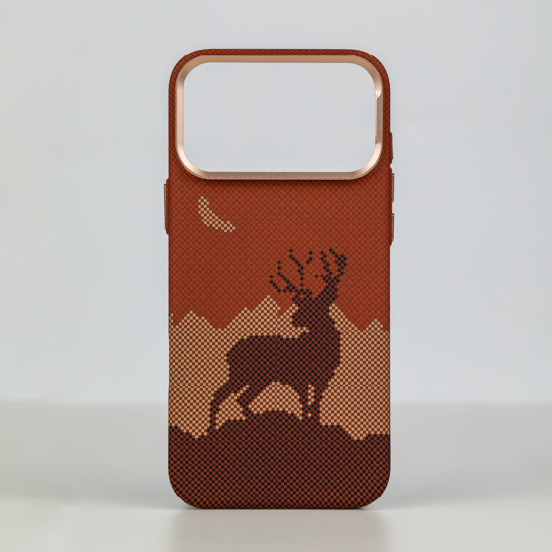 LZEL MagCarbon Deer Cover for iPhone 17 Pro
