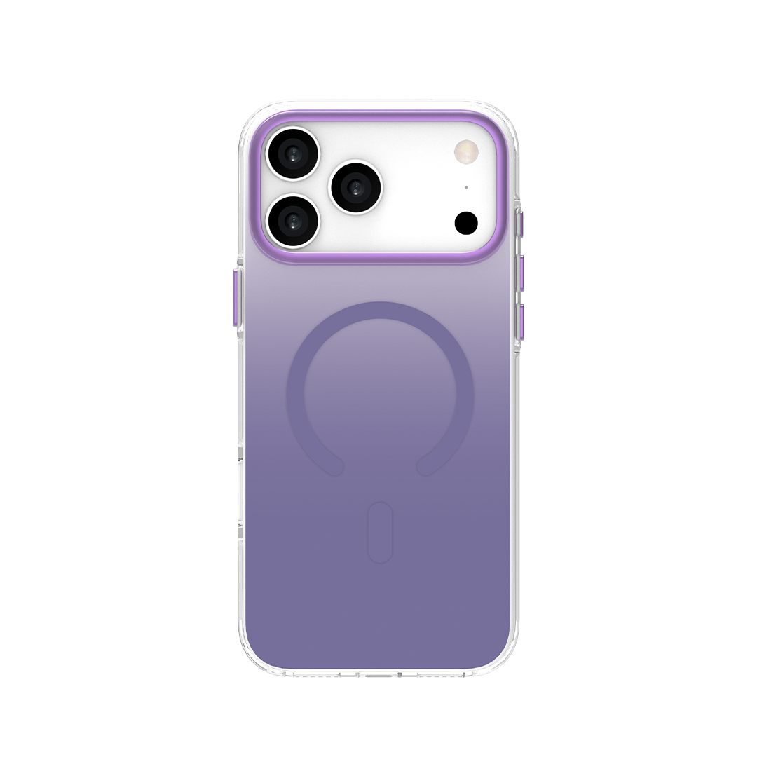 LZEL MagFluxo Craft MagSafe Case for iPhone 17 Pro Max | Gradient Purple