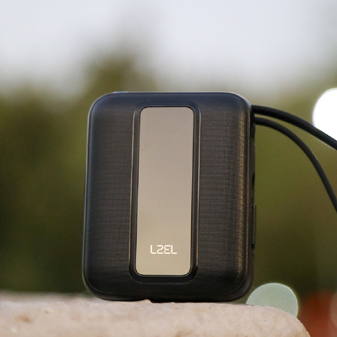 LZEL AMPNEO1O Mini 10000mAh PD Power Bank 30W | Built-in Type-C & Lightning Cable | Type-C Input/Output